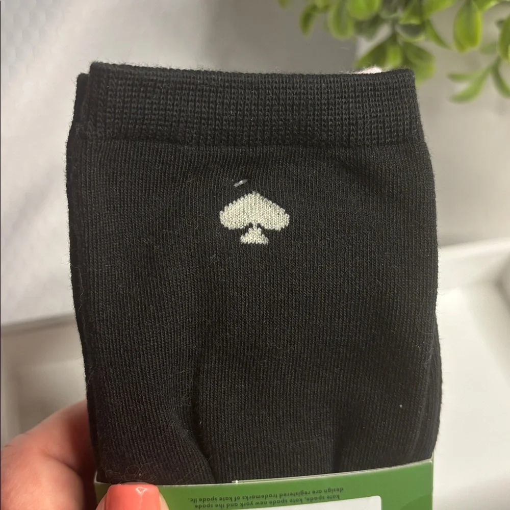 Kate Spade 3-Pack Black and White Crew Sock Pack NWT - Picture 4 of 4